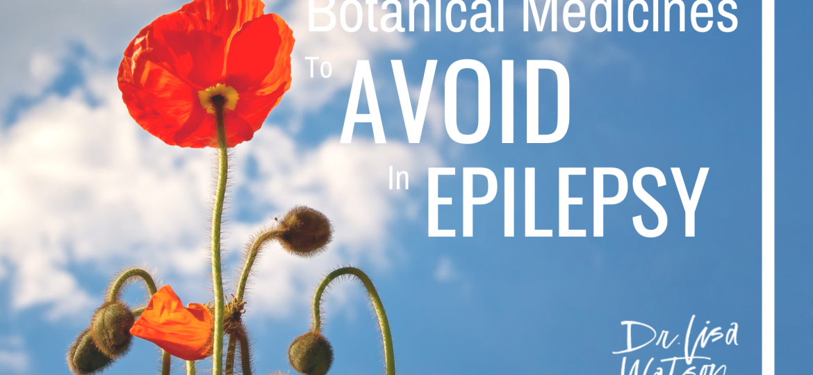 Botanical medicines to avoid in epilepsy