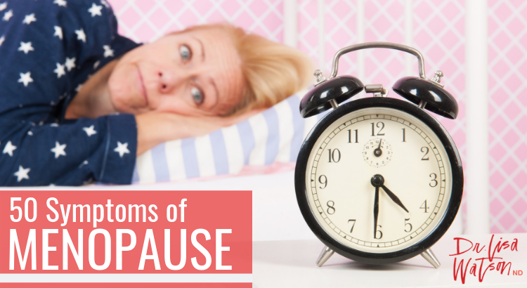 50 Symptoms of Menopause